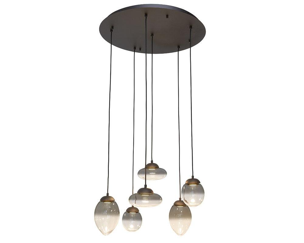 Suspension Vetroso 6 verre fumé