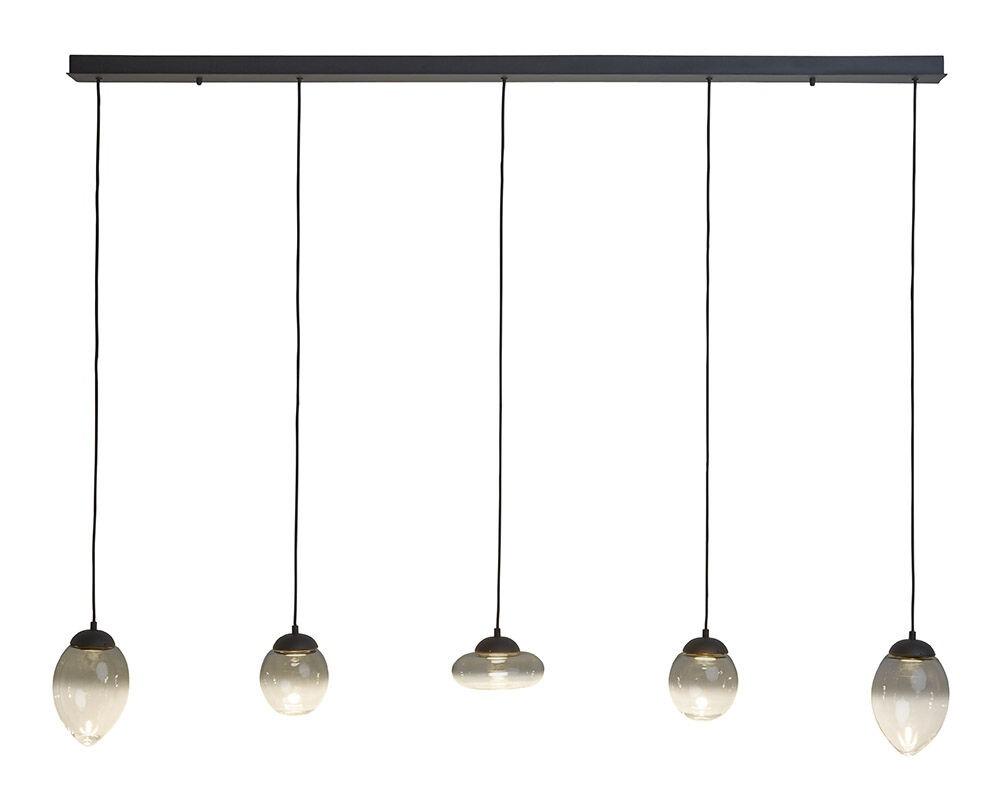 Suspension Vetroso 5 verre fumé
