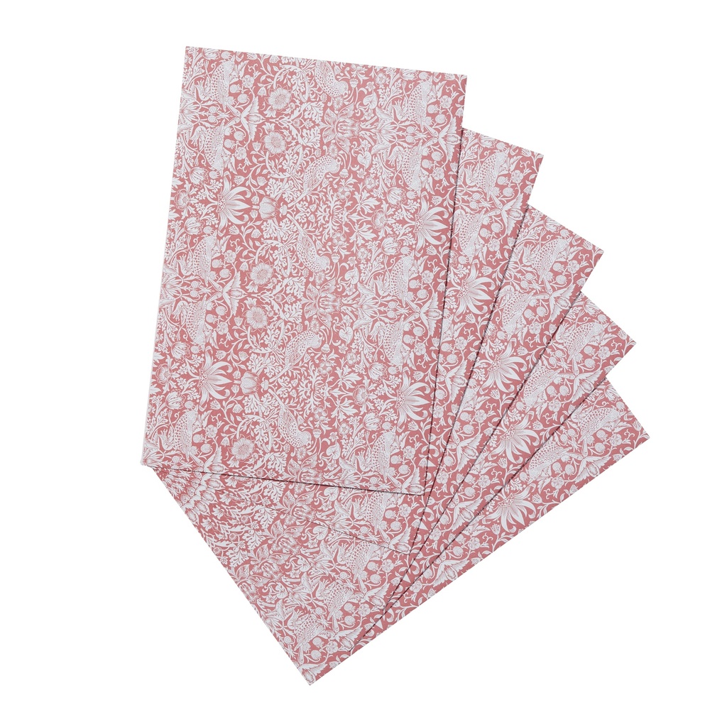 Papiers Parfumés, 5 feuilles STRAWBERRY THIEF