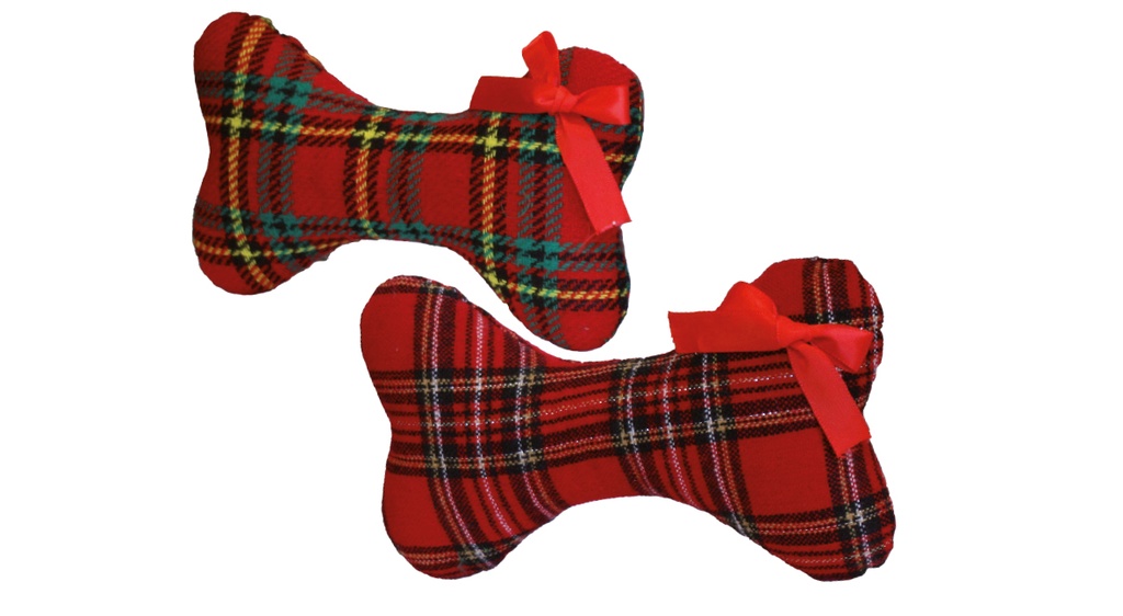 Jouet chien os Scottish