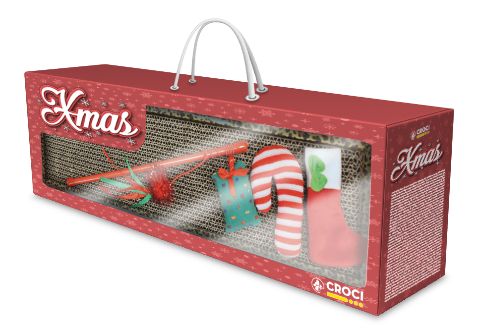 Griffoir de noël chat