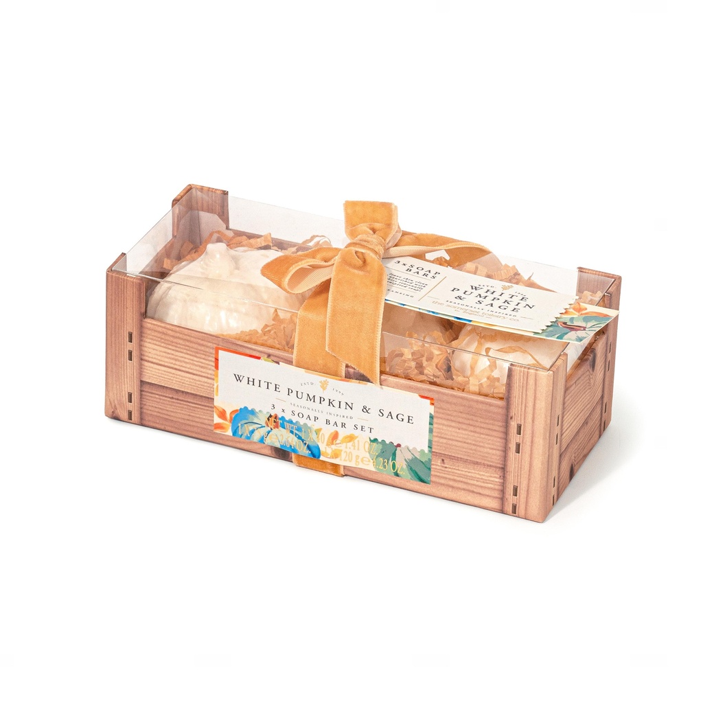 Cagette 3 savons White Pumpkin & Sage