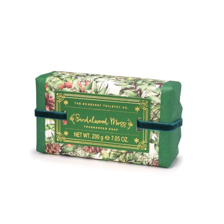 Savon Traditional Festive Green - Sandalwood Moss