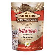 Carnilove Cat Ragout Sanglier enrichi à la camomille 85g