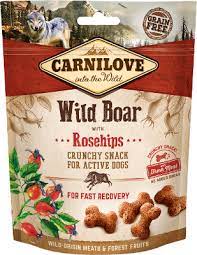 Carnilove Dog Crunchy Snack Sanglier avec cynorhodon 200g