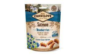 Carnilove Dog Crunchy Snack Saumon aux myrtilles 200g