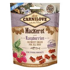 Carnilove Dog Crunchy Snack Maquereau aux framboises 200g