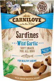 Carnilove Dog Soft Snack Sardines à l'ail sauvage 200g
