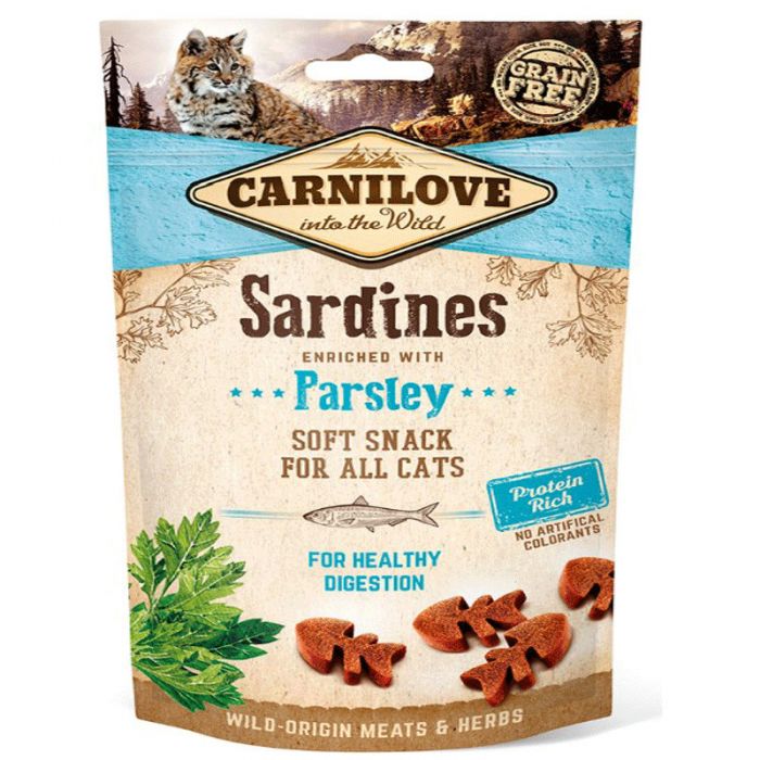 Carnilove Cat Soft Snack Sardine au persil 50g