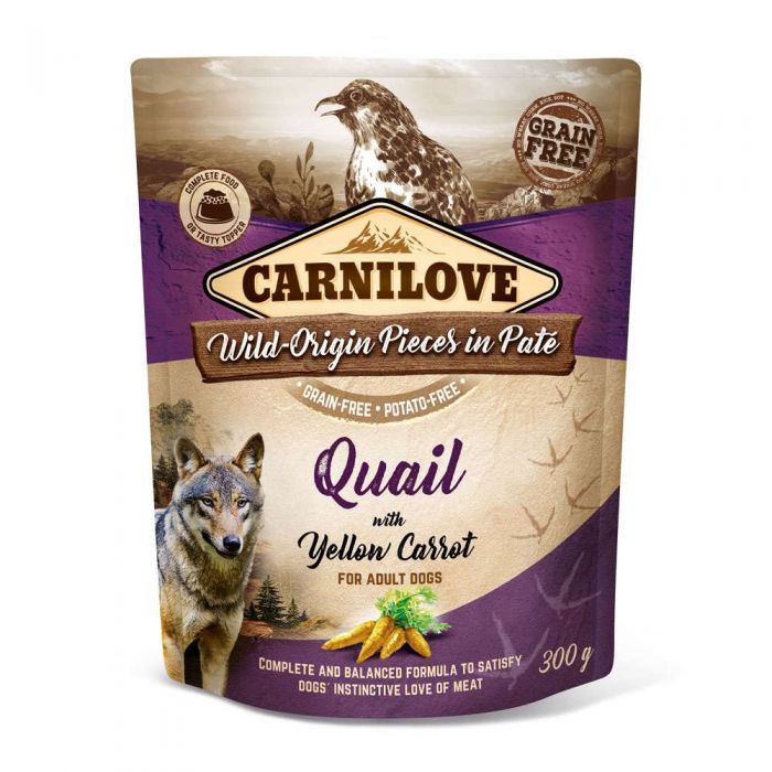 Carnilove Dog Pouch  Faisan aux feuilles de framboise 300g
