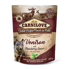 Carnilove Dog Pouch  Chevreuil aux feuilles de fraises 300g