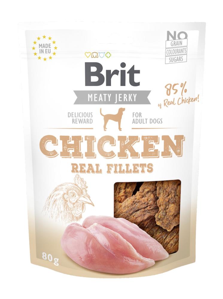 Brit Meaty Jerky Filets de poulet  80g