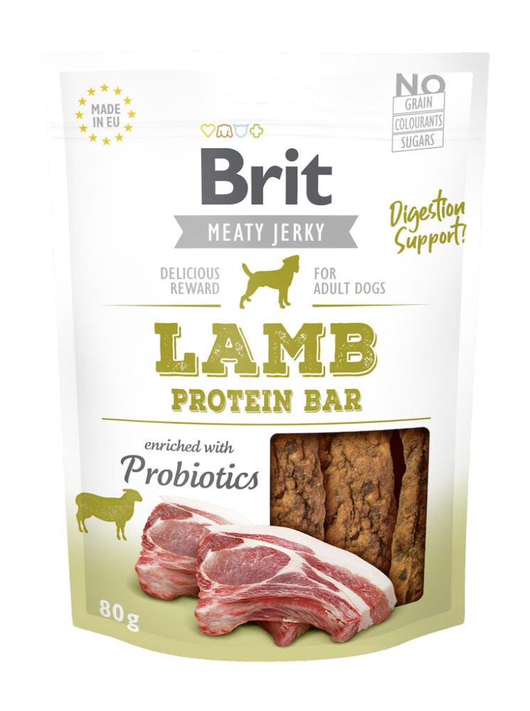 Brit Meaty Jerky Bâtonnet protéiné à base de viande d'agneau  80g