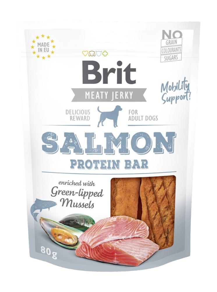 Brit Meaty Jerky Bâtonnet protéiné à base de saumon  80g
