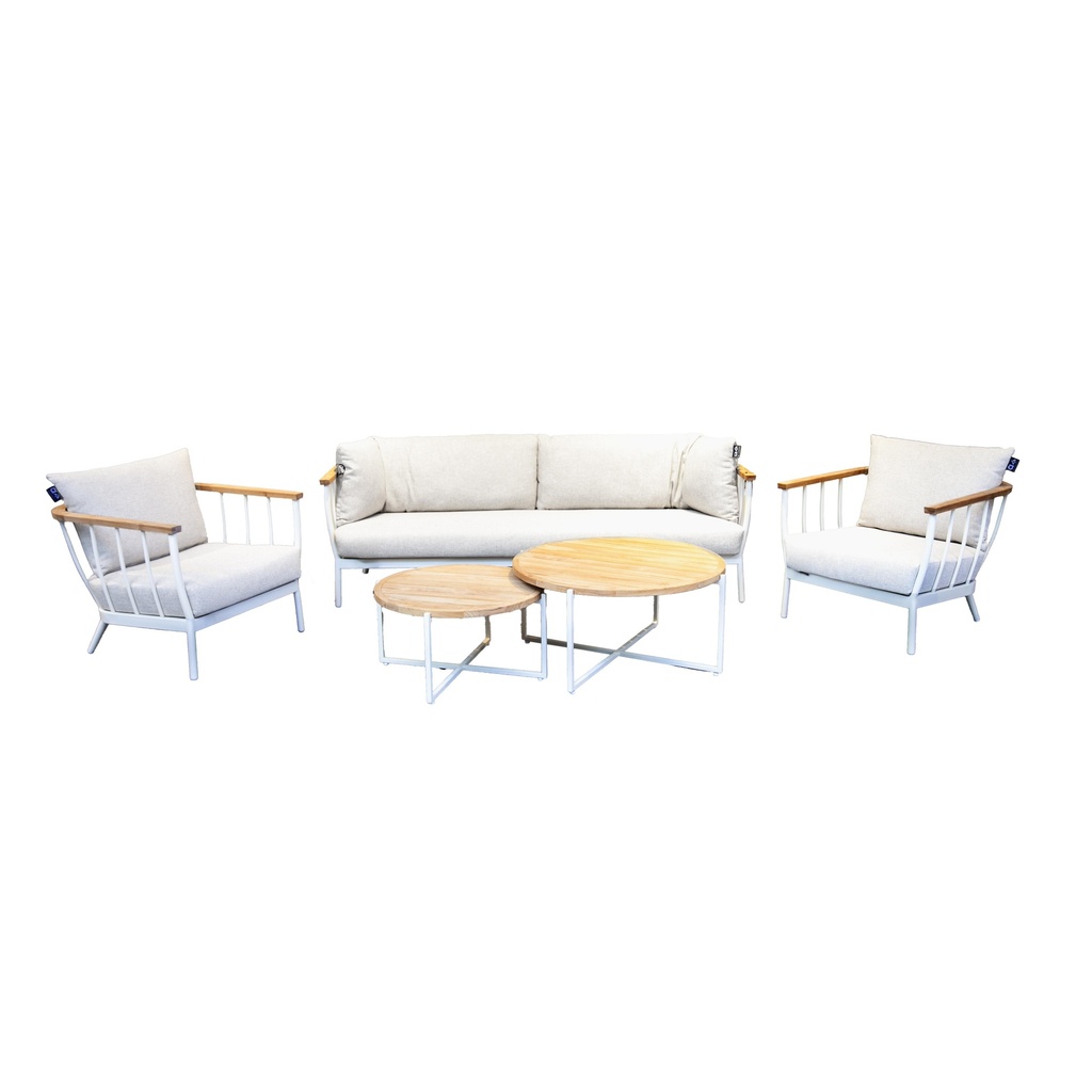 Set Condor(1 canapé 3 places. 2 fauteuils.2 tables basses)