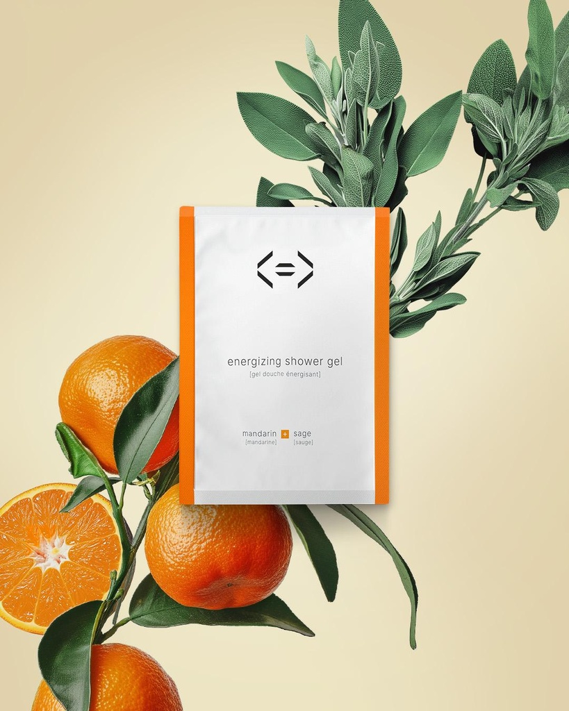 Gel douche Energie Mandarine & Sauge recharge pour 250ml