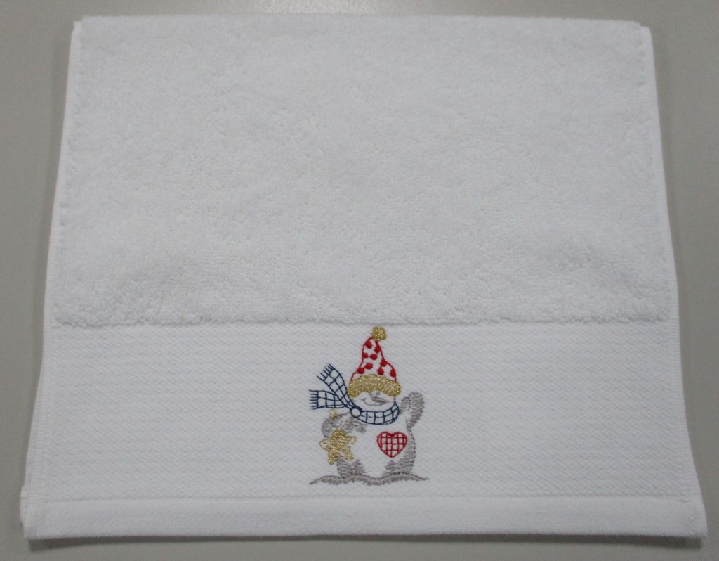 Serviette Invité Broderie Noël 10389
