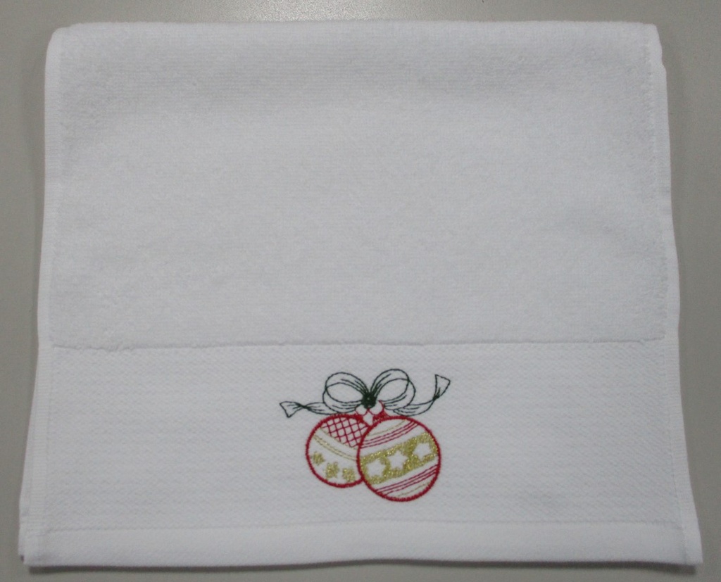 Serviette Invité Broderie Noël 10059B