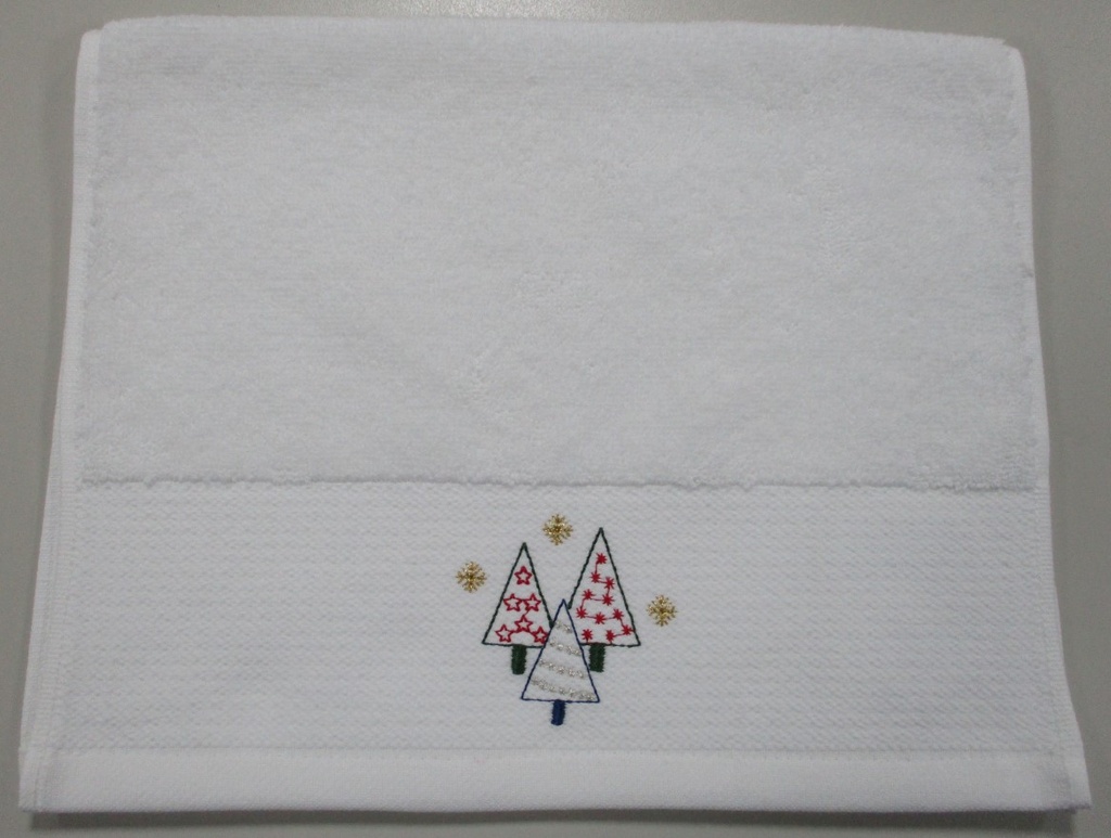 Serviette Invité Broderie Noël 10220