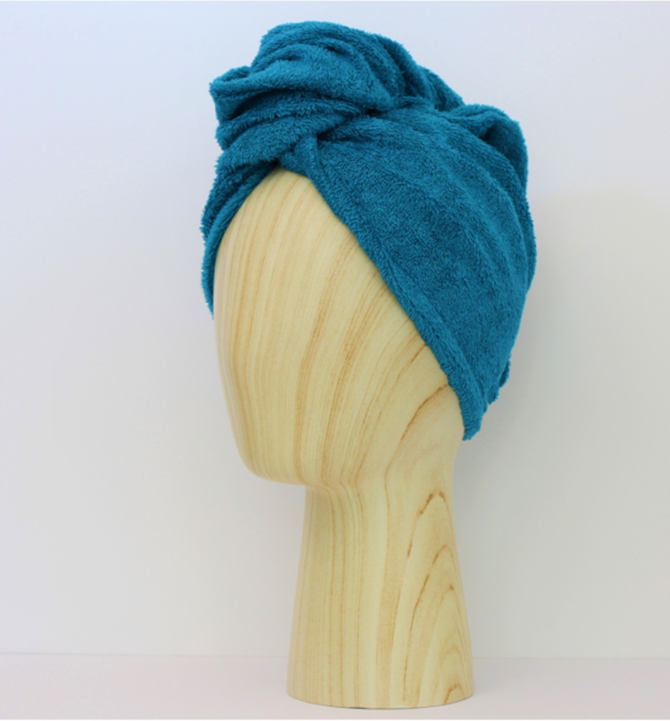 Serviette merveilleuse bleu canard