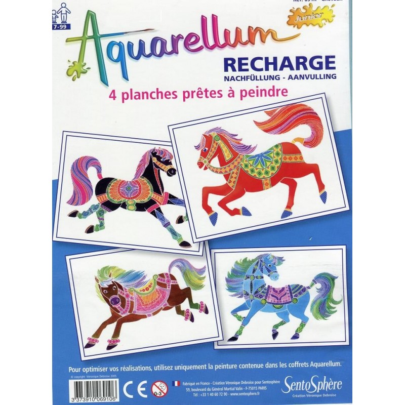 Aquarellum junior recharge chevaux