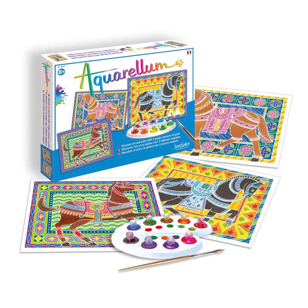 Aquarellum Gm 3T Chevaux 