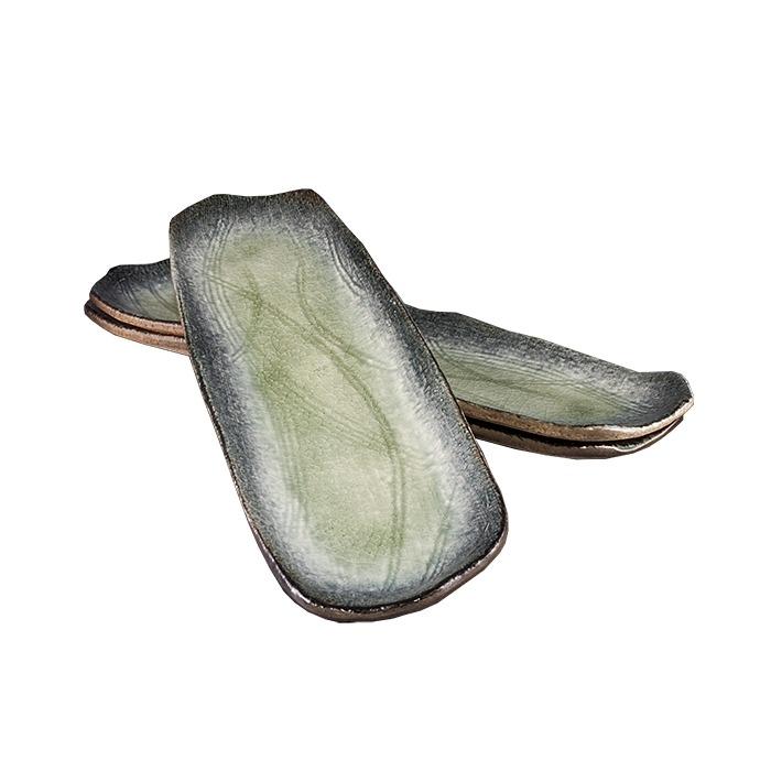 Set de 3 plats à Sushi en céramique Japonaise