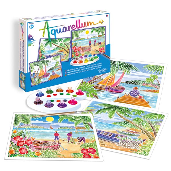 Aquarellum Gm 3T Paysages Tropicaux