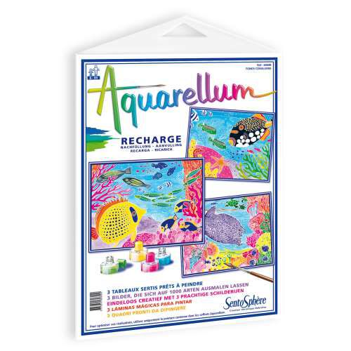 Aquarellum gm recharge fonds coraliens