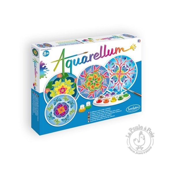 Aquarellum 4t mandalas animaux
