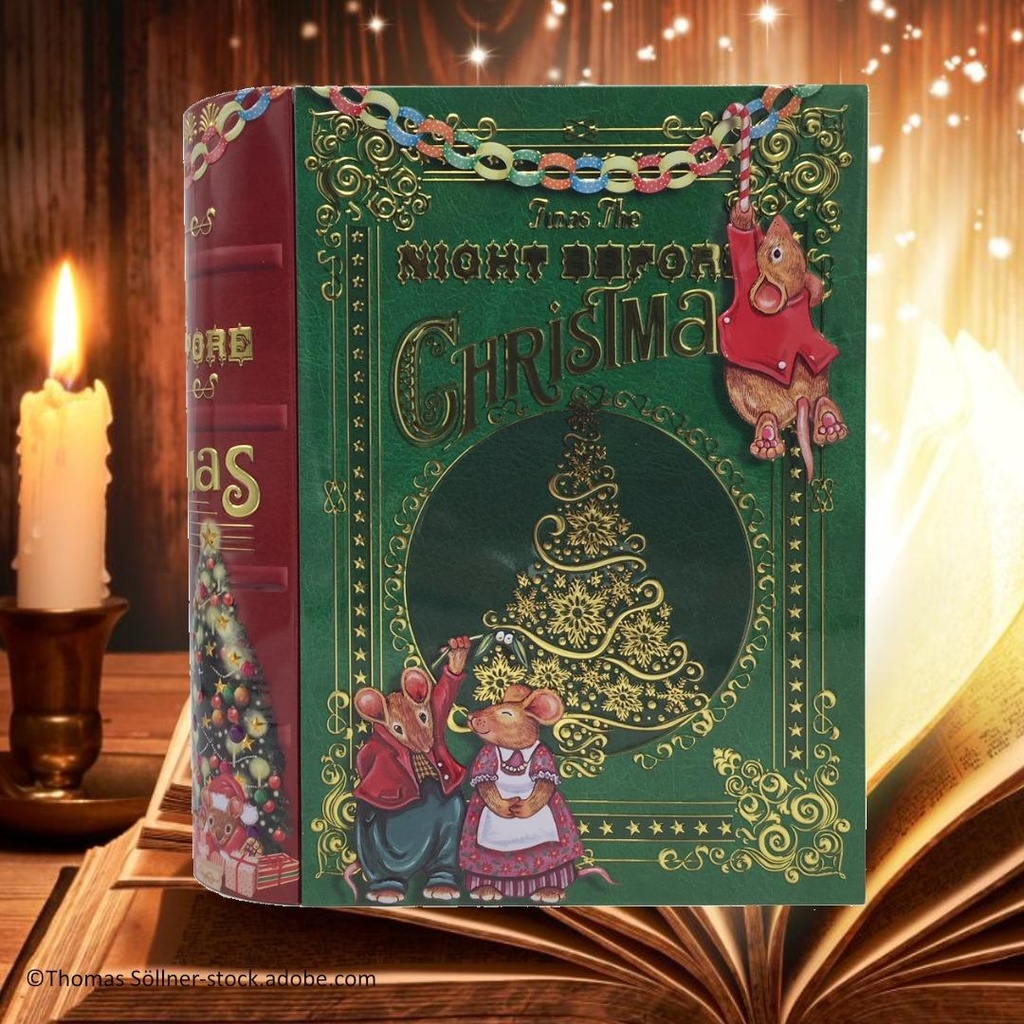 Boite à Biscuits Livre de Noël