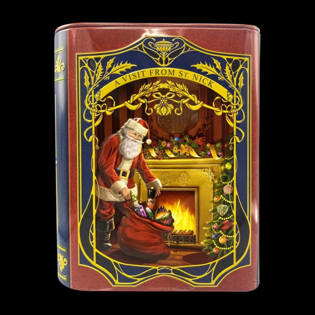 Boite à Biscuits Livre Père Noël