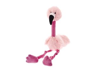 Doudou chiot Flammand rose