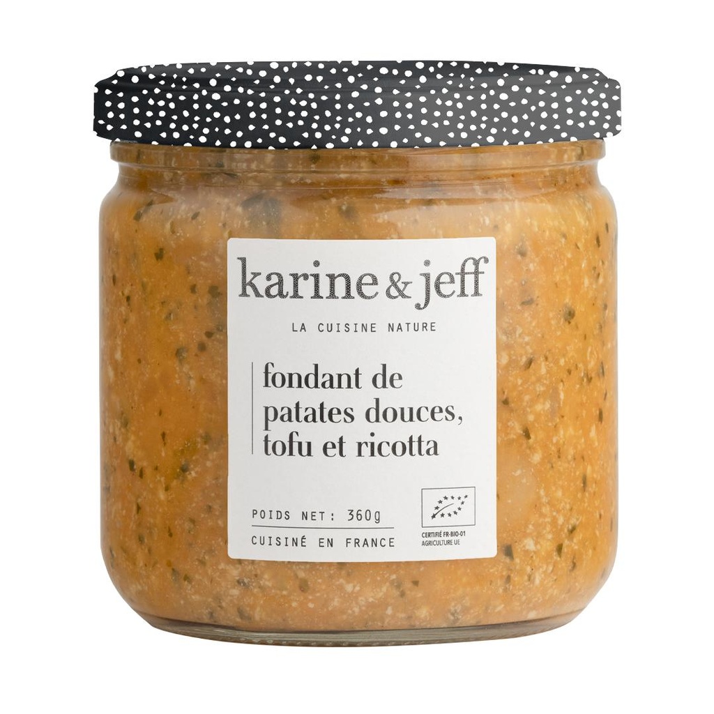 Fondant de Patates douces, Tofu et Ricotta