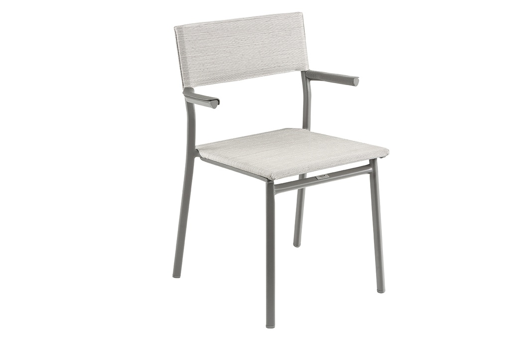 Fauteuil de repas Oron Structure Titane