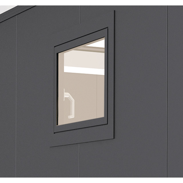 Fenêtre CN butoir gauche. 