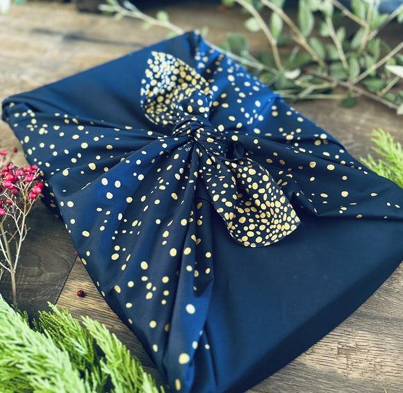 Furoshiki, Emballage cadeaux en tissu Flocons