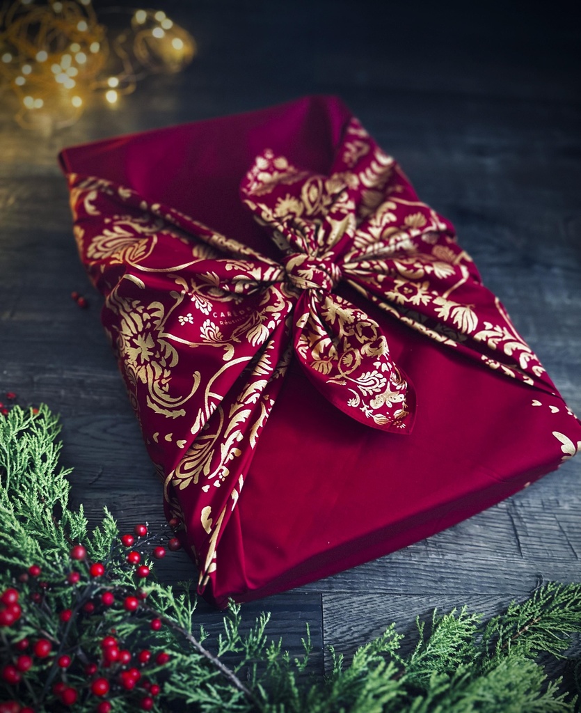 Furoshiki, Emballage cadeaux en tissu L'île mystérieuse