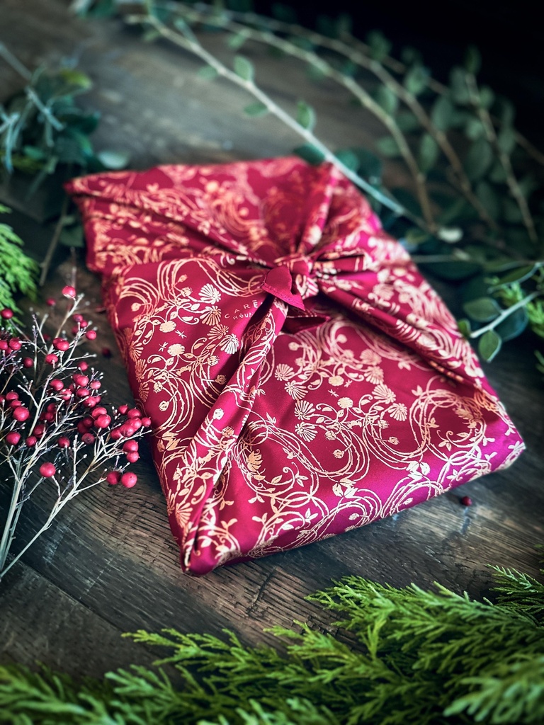 Furoshiki, Emballage cadeaux en tissu Le jardin secret