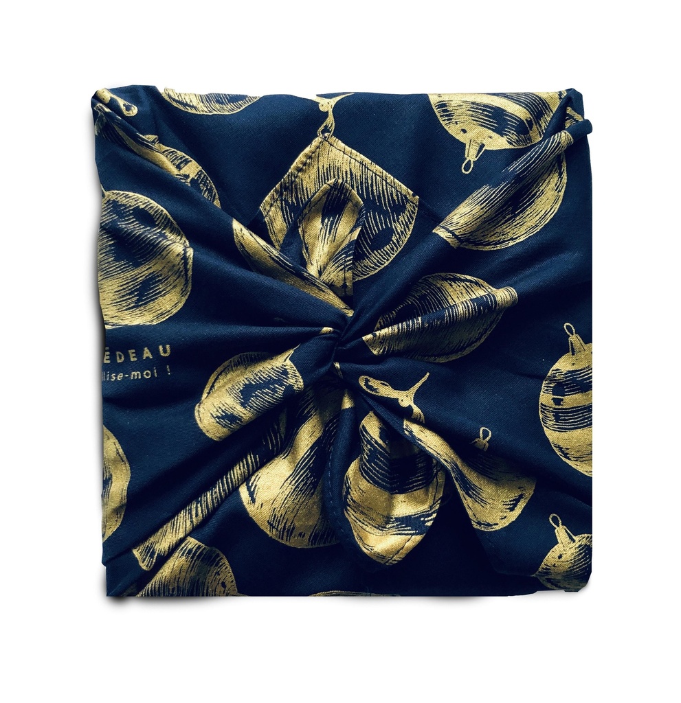 Furoshiki, Emballage cadeaux en tissu Esprit de Noël