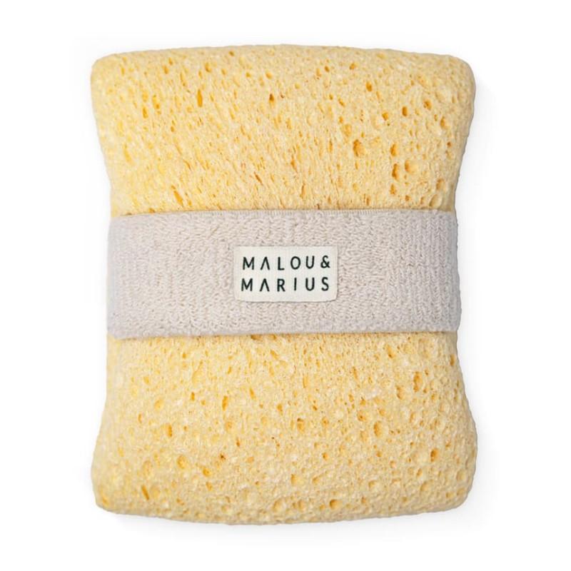 Eponge corps porte-savon écrue