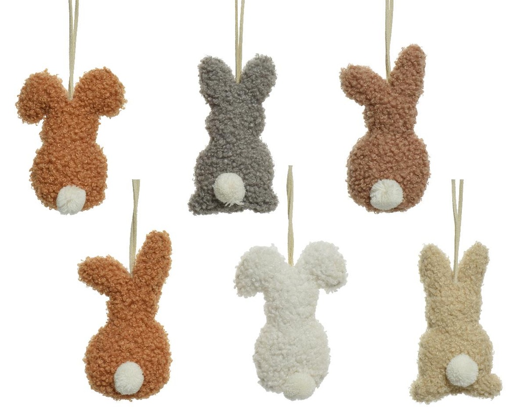 Lapin peluche à suspendre