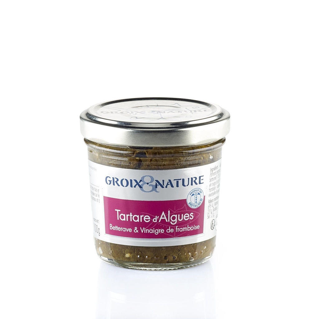 Tartare d'Algues, Betteraves et vinaigre de framboise