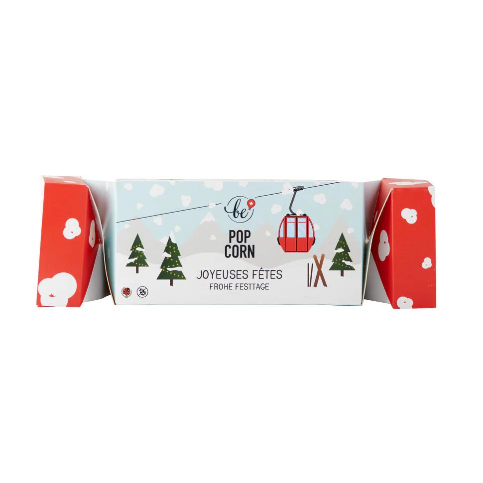 Cracker 3 x Popcorns: Cannelle & orange / Pain d'épice / chocolat au lait Suisse
