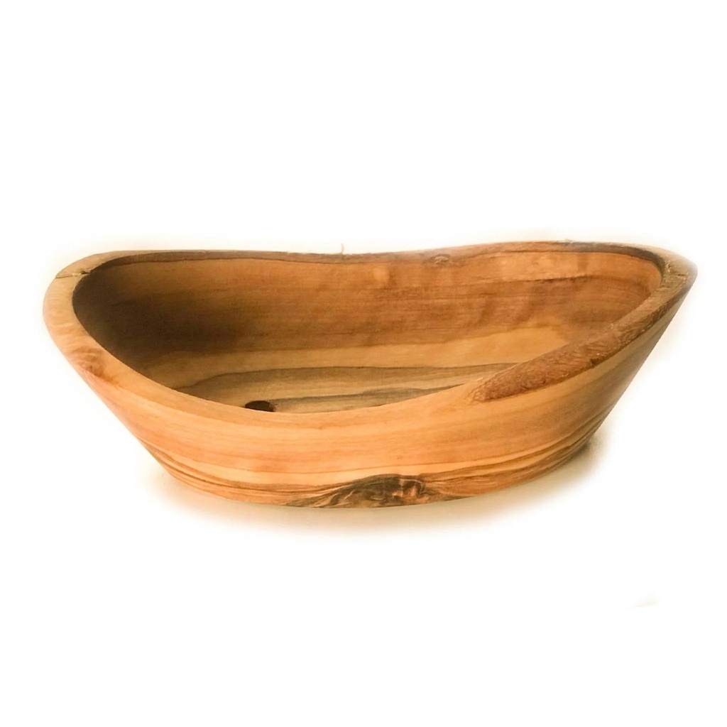 Porte-Savon en bois d'olivier forme baignoire ECOB100