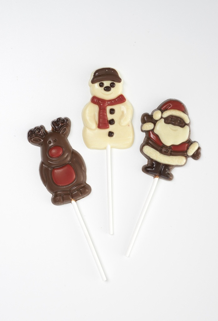 Sucette Chocca Snowman Christmas Lollies