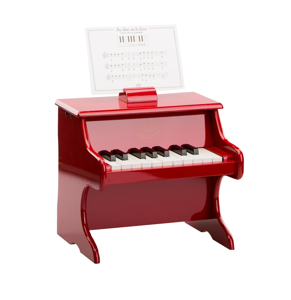 Piano rouge 18 touches