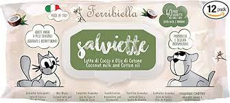 Lingettes lait de Coco et coton 40pc