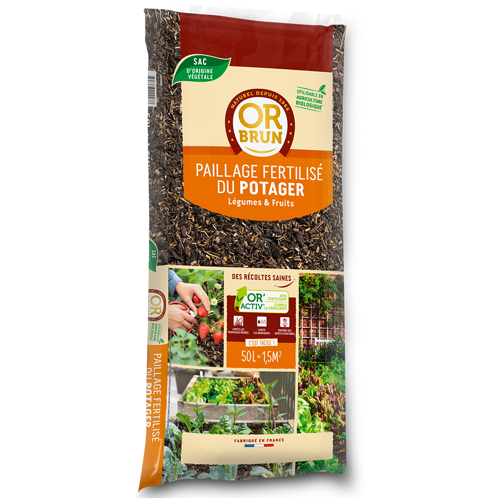 Paillage Potager Enrichi 50L
