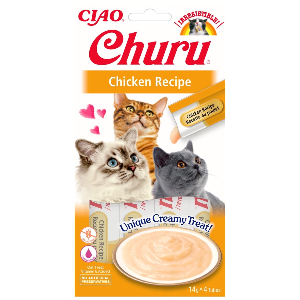 Churu® Purée Poulet 4 Sticks de 14g